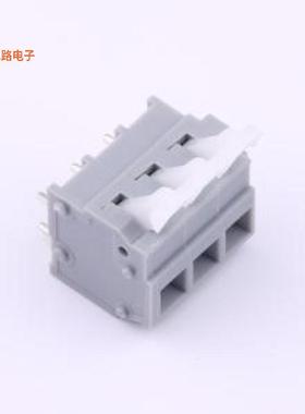 KF242V-5.0-3P -[灰色插件,P=5mm弹簧式接线