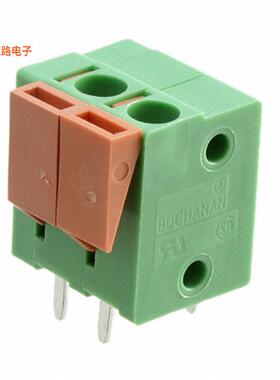 1776259-2 -[全新TERM BLK 2POS TOP ENTRY 5MM PCB]