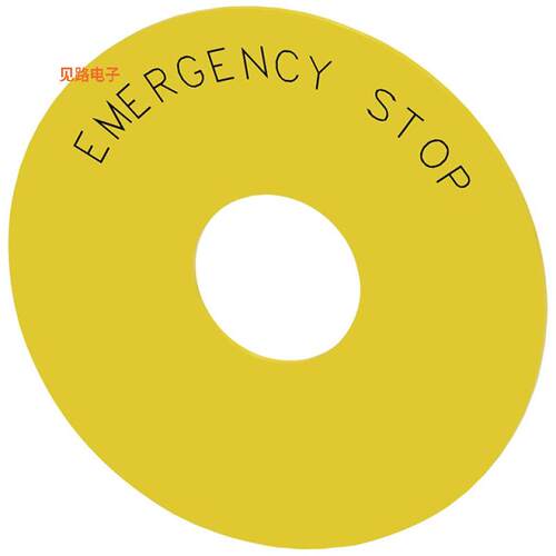 3SU19000BC310DA0 -[全新BACKING PLATE, YLW, O.D. 75MM,EM]