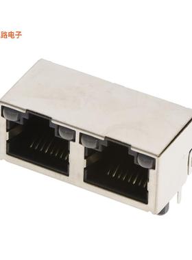 E5J88-41AHS4-LT -原装[MOD JACK 8-8 PIP 2P GRN/YEL插孔