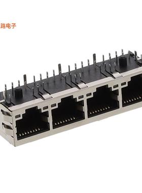 E5J88-032-02-L -原装[CONNECTOR 1 BY 4 RJ45 S-PI插孔
