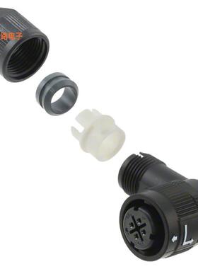 HR34B-12WLPE-4S -[全新CONN PLUG FMALE 4P SOLDER CUP]