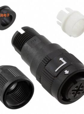 HR34B-12WPD-4S -原装[CONN PLUG FMALE 4P SOLDER