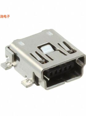 2-1734035-2 -原装[CONN RCPT USB2.0 MINI B SMD R/AUSB