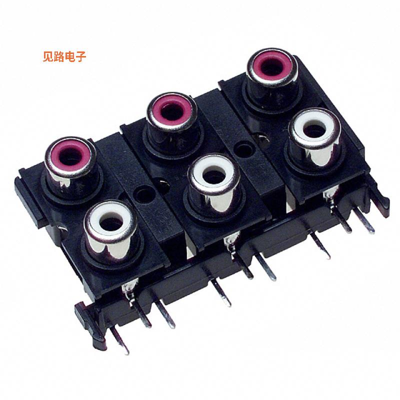 RCJ-61232323 -[全新CONN RCA JACK MONO 3.2MM R/A]