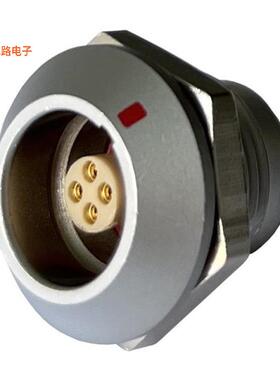 MMI-M0RSG04S-IP67 -[全新CONN RCPT FMALE 4P GOLD SLDR CUP]