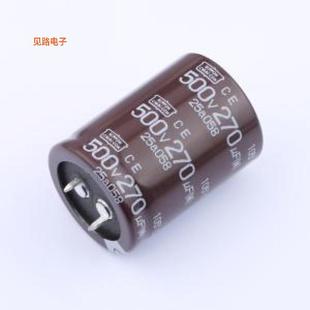 ECST501VSN271MR40S -[原装牛角型电解插件,D30xL40mm