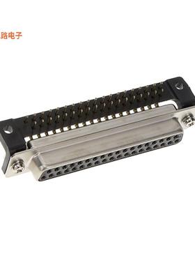 DC-37SAF-N -原装[D-SUB, PCB SIDE, RIGHT, 37 POS,D-Sub