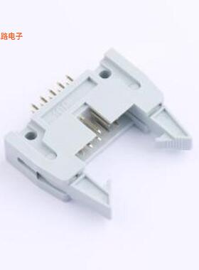 EH254V-12-10P-GY -[全新牛角2.54mm直插 2X05P 长耳 灰色]