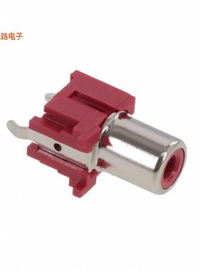 KLPX-0848-2-R -[全新RCA PHONO JACK, VERTICAL, RED RO]