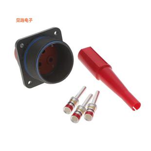 RCPT MALE 3POS MS3452W22 CRIMP 全新CONN GOLD