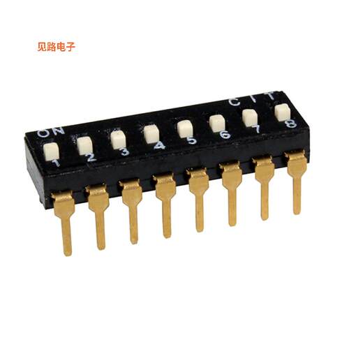 KT08EH -[全新SWITCH SLIDE DIP SPST 0.025A 24V]