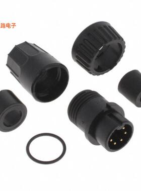 3282-5PG-324 -原装[CONN PLUG MALE 5P GOLD SLDR