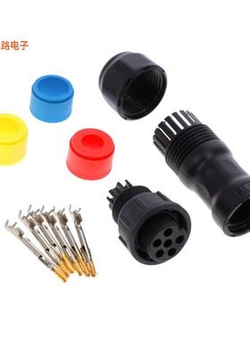 ACB-06BFFC-LL7AP0 -[全新CONN PLUG FMALE 6POS GOLD CRIMP]