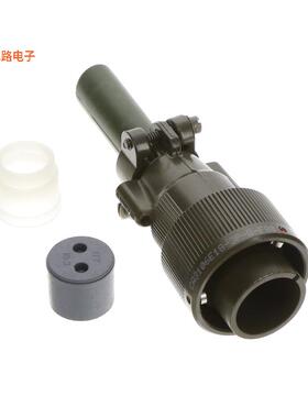 CA3106E18-3P-B-F80-F0 -原装[CONN PLUG W/PINS 2POS插头外壳