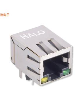 HCJ11-804SK-L12 -原装[8P8C RJ45 SHLD TAB-DW AU G/Y 插孔