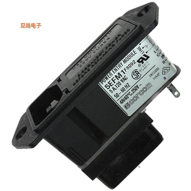 5EFM1 -原装[PWR ENT MOD RCPT IEC320-C14 PNLIEC 320-C14
