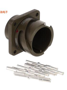 CA3102E18-1P-B-F80 -[全新CONN RCPT PNL MNT W/PIN 10POS]