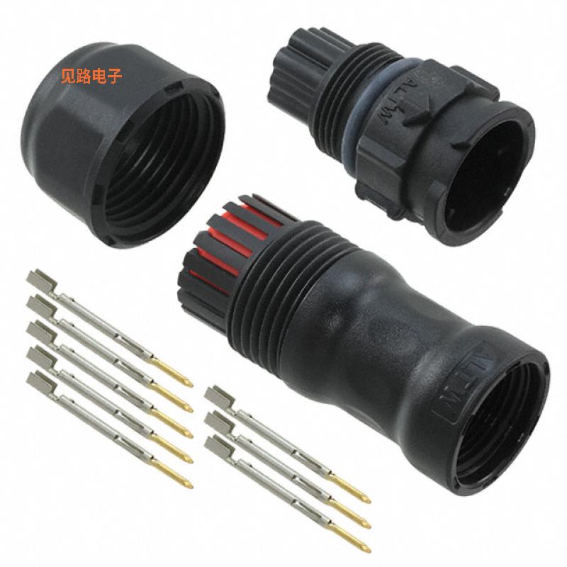 CD-08BMMA-QL8SP0 -[全新CONN RCPT MALE 8POS GOLD CRIMP]