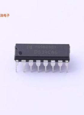 DS34C86N -[原装RS-485/RS-422芯片DIP-16