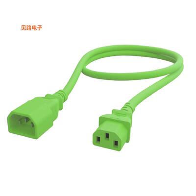AC-02206-GN -[全新EXTEN PWR CORD C14/C13 18AWG 6']