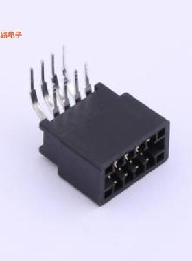 ER08BGFBK -[原装金手指弯插,P=2.54mm