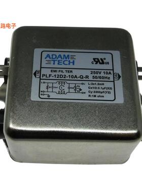PLF-12D2-10A-Q-R -原装[LINE FILTER 115V/250VAC 10A CHAS单相