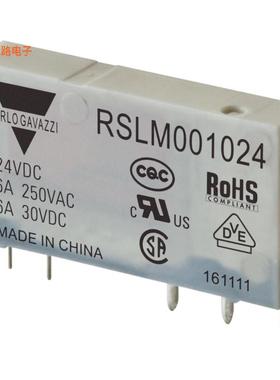 RSLM001024 -原装[RELAY GEN PURPOSE SPDT 6A 24V通孔