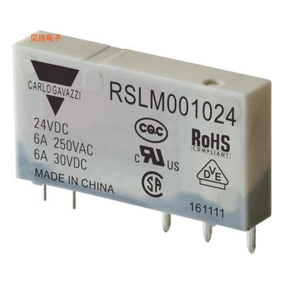 RSLM001024 -原装[RELAY GEN PURPOSE SPDT 6A 24V通孔