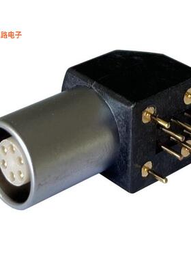 MMI-ES1G06PR -[全新CONN RCPT FMALE 6POS GOLD SLDR]