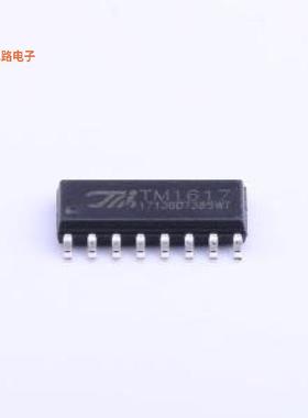 TM1617 -原装[带键盘扫描接口（6 X 1bit）的驱动IC数码管驱动