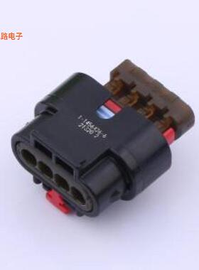 全新1-1456426-6 -[原装CONN RCPT HSG 4POS 4.00MM]