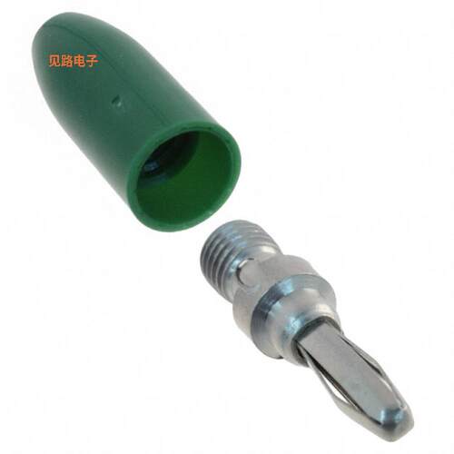 108-0304-001 -原装[CONN BANANA PLUG SLDRLESS GREEN香蕉插头