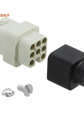 2-1103001-3 -[全新INSERT FEMALE 7POS+1GND CRIMP]