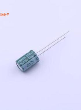EGF477M1AF12RR -[原装直插铝电解插件,D8xL12mm