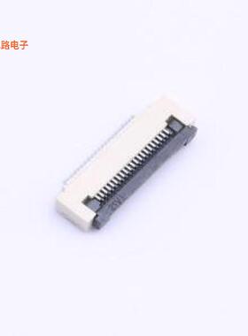 0.5K-DX-21PWB -[后翻盖式SMD,P=0.5mm,卧贴FFC/FPC