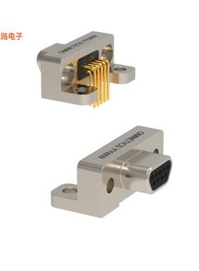 A98055-009 -原装[CONN MICRO-D PLUG 9POS R/A SLDRD 型，微型 D