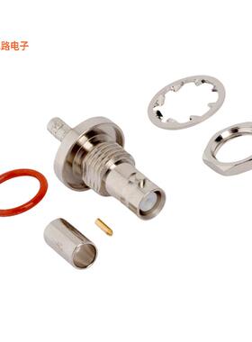 034-5019 -原装[CONN HDBNC JACK STR 50OHM SOLDERBNC，HD