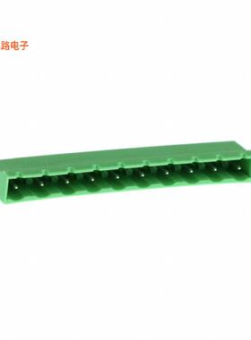 1766314 -[全新插拔式接线 间距7.62mm 1x10Pin 弯插 镀锡]