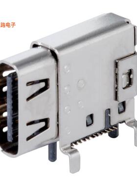 UJ32-C-R-G-SMT-P24-TR -[全新USB JACK, TYPE C, 3.2, R