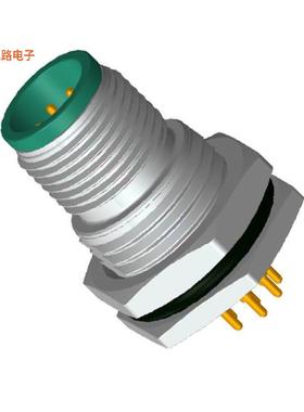 M12A-08PMMP-SF8001 -[全新CONN PLUG MALE 8POS GOLD SOLDER]