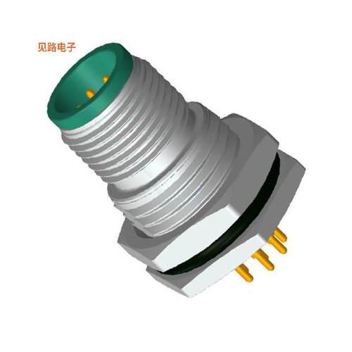 M12A-08PMMP-SF8001 -[全新CONN PLUG MALE 8POS GOLD SOLDER]