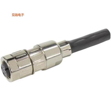 21038212511 -原装[M12 A-CODE 4/5PIN FEMALE SHIELDE插头外壳