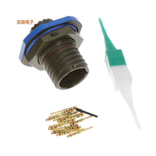 D38999/24JB35PN -原装[JAM NUT RECEPTACLE插座，公形引脚