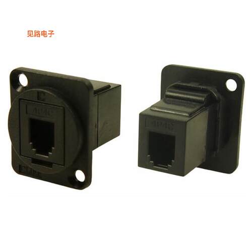 CP30228 -原装[FT 4P4C 7.8MM CSK BLACK插头，4p4c（RJ9，R