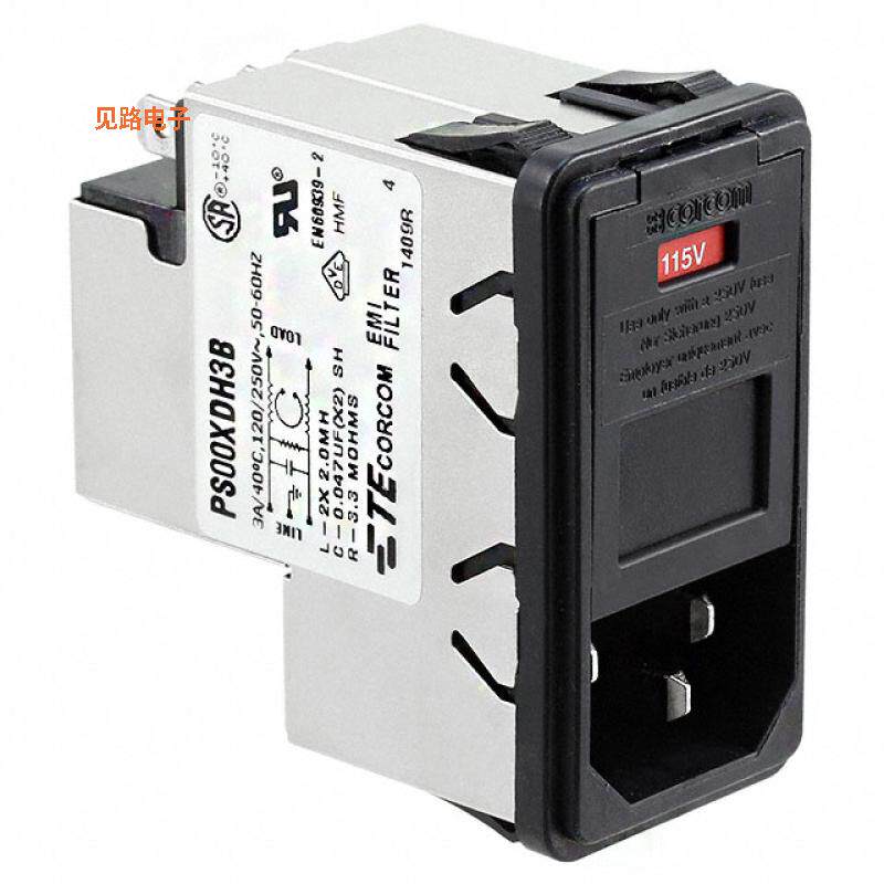 6609952-8 -原装[PWR ENT MOD RCPT IEC320-C14 PNLIEC 320-C14