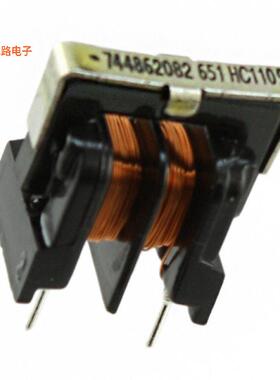 744862082 -原装[CMC 8.2MH 500MA 2LN TH电源线