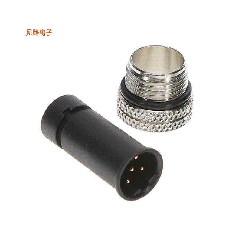 858-B05-103RLU4 -[全新IP67 MALE M12 CABLE MOUNT 5 POSI]