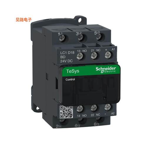 LC1D18BD -[全新TESYS 3P CTR 18A AC3 9KW1NO1NC24]