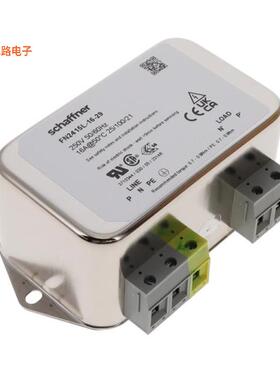 FN2415L-16-29 -原装[LINE FILTER 250VAC 16A CHASS MNT单相